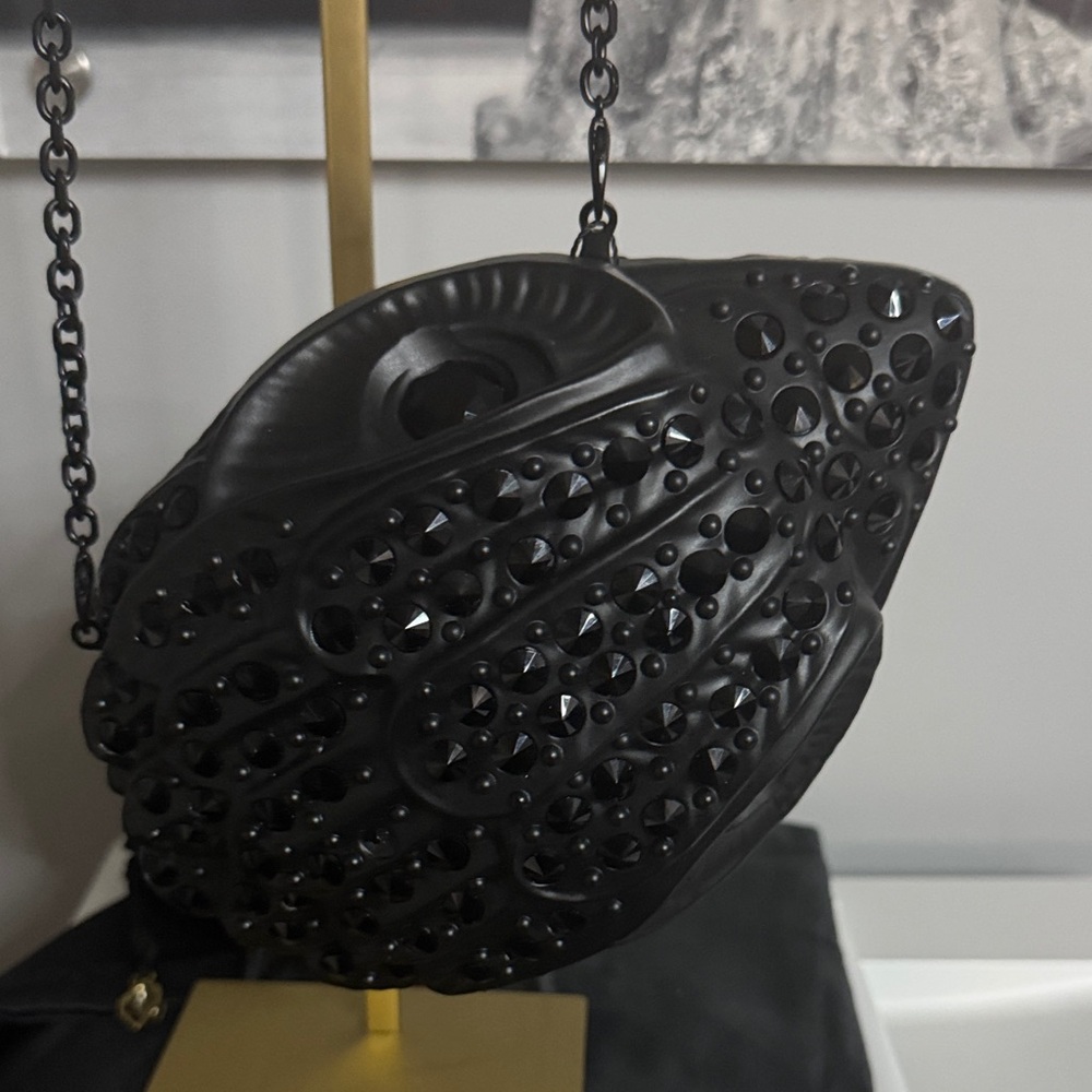 Kurt Geiger Black Embellished Eagle Head Bag - Picture 7 of 15